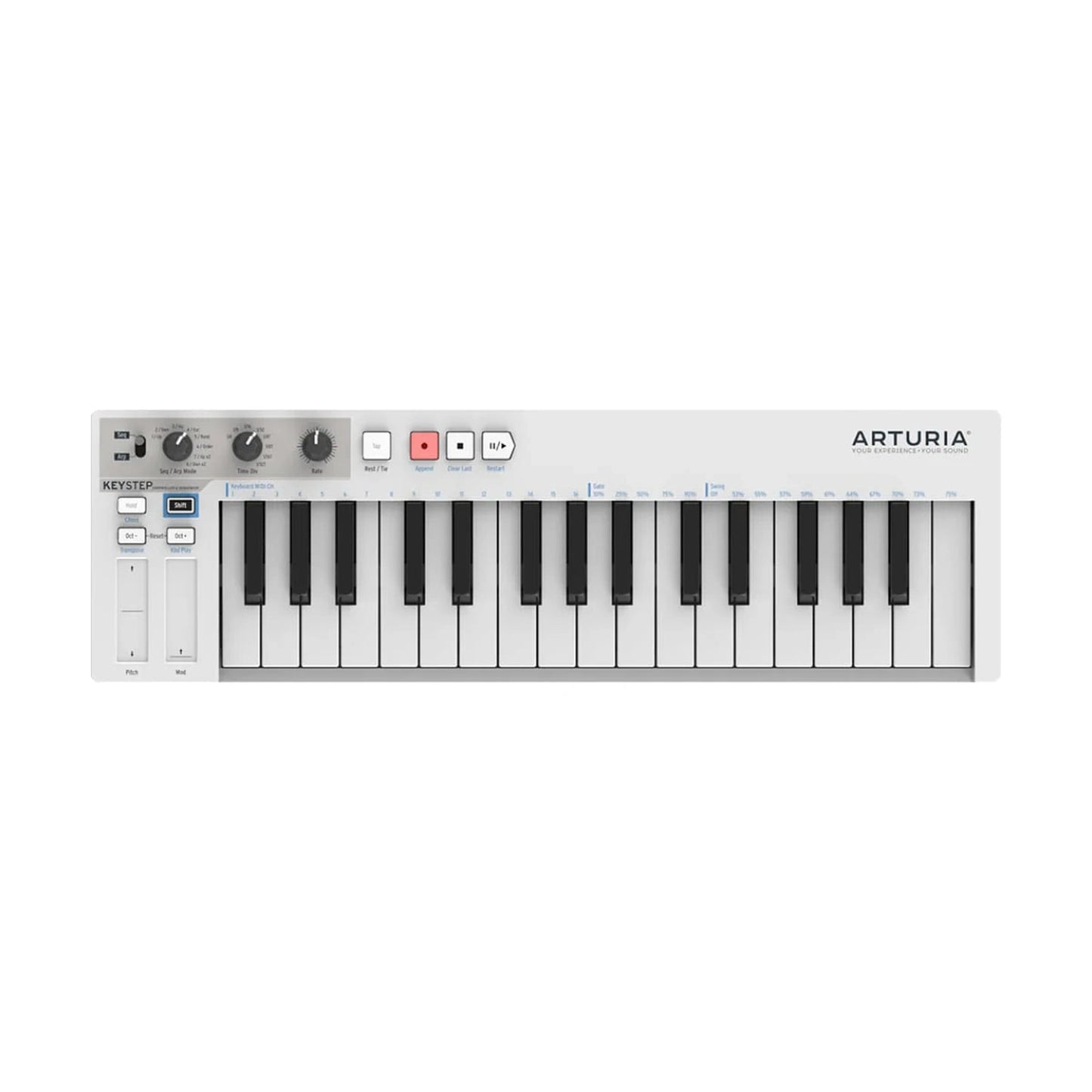 Arturia Keystep MIDI Controller - White - MIDI - [shop-name]