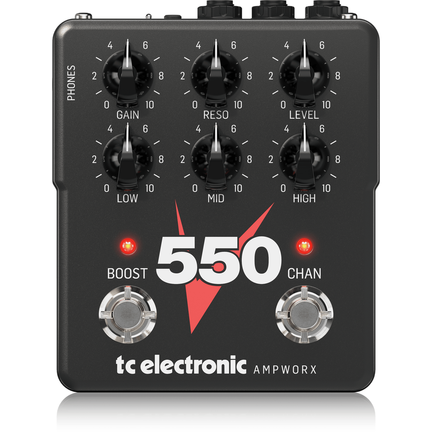 TC Electronic V550 Dual Channel Guitar Preamp Effects Pedal