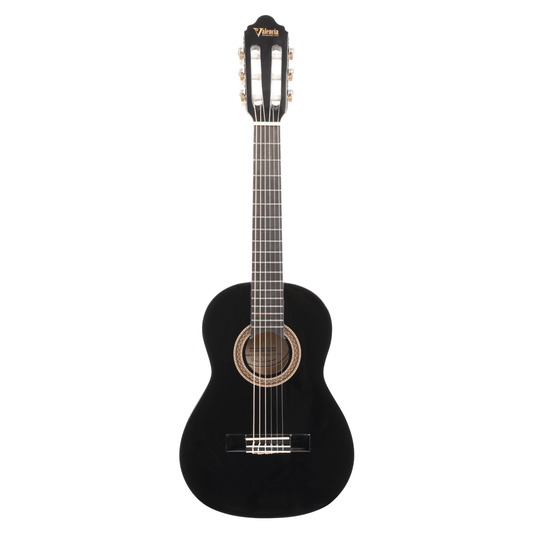 Valencia 100 Series 1/4 Size Classical Guitar - Black