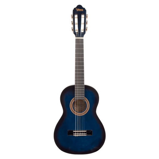 Valencia 100 Series 1/4 Size Classical Guitar - Blue Sunburst