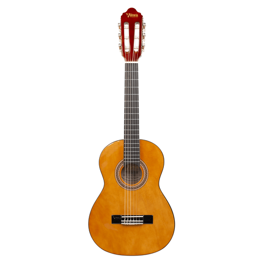 Valencia 100 Series 1/4 Size Classical Guitar - Natural Gloss