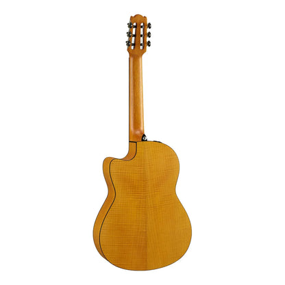 Yamaha NCX1 Nylon Acoustic-Electric Classical Guitar - Flamed Maple Natural