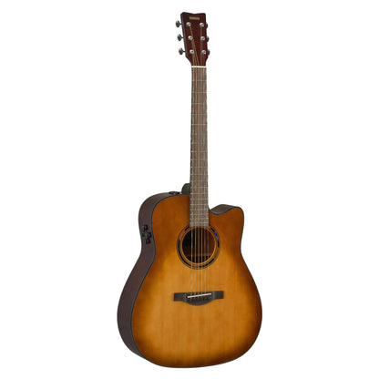 Yamaha TAG1 C Transacoustic Cutaway Guitar - Sand Burst Gloss side