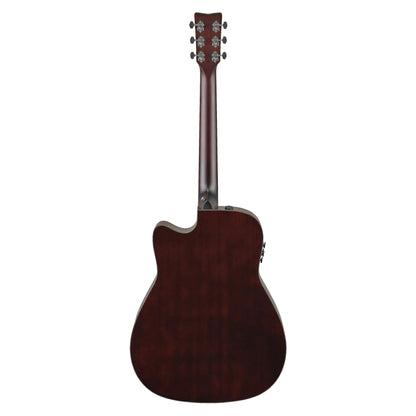 Yamaha TAG1 C Transacoustic Cutaway Guitar - Sand Burst Gloss back