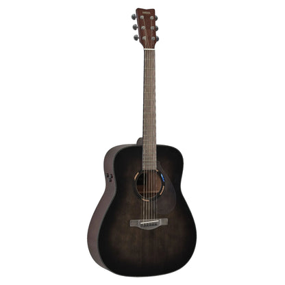 Yamaha TAG1 Element Gen2 TransAcoustic Guitar - Translucent Black Gloss side