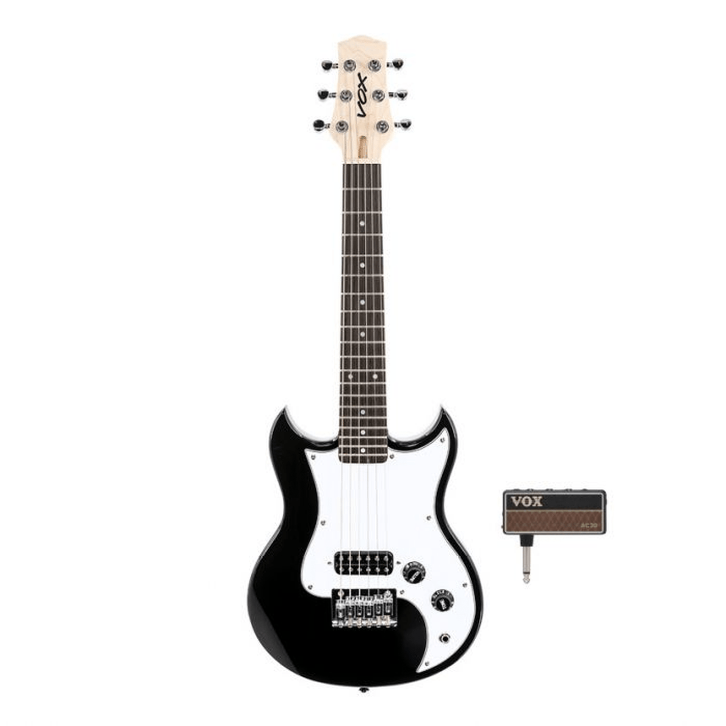 Vox SDC Mini Electric Guitar W/Amplug Pack - Black