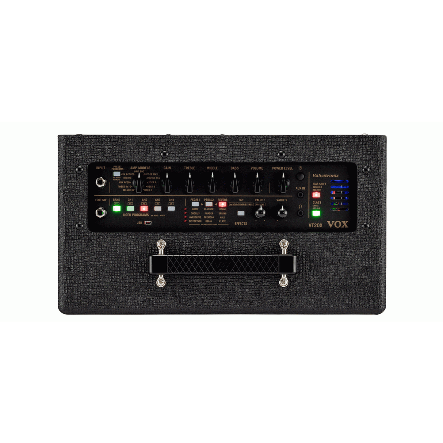 Vox VT20X Valvetronix Compact Guitar Amplifier - Classic Blue