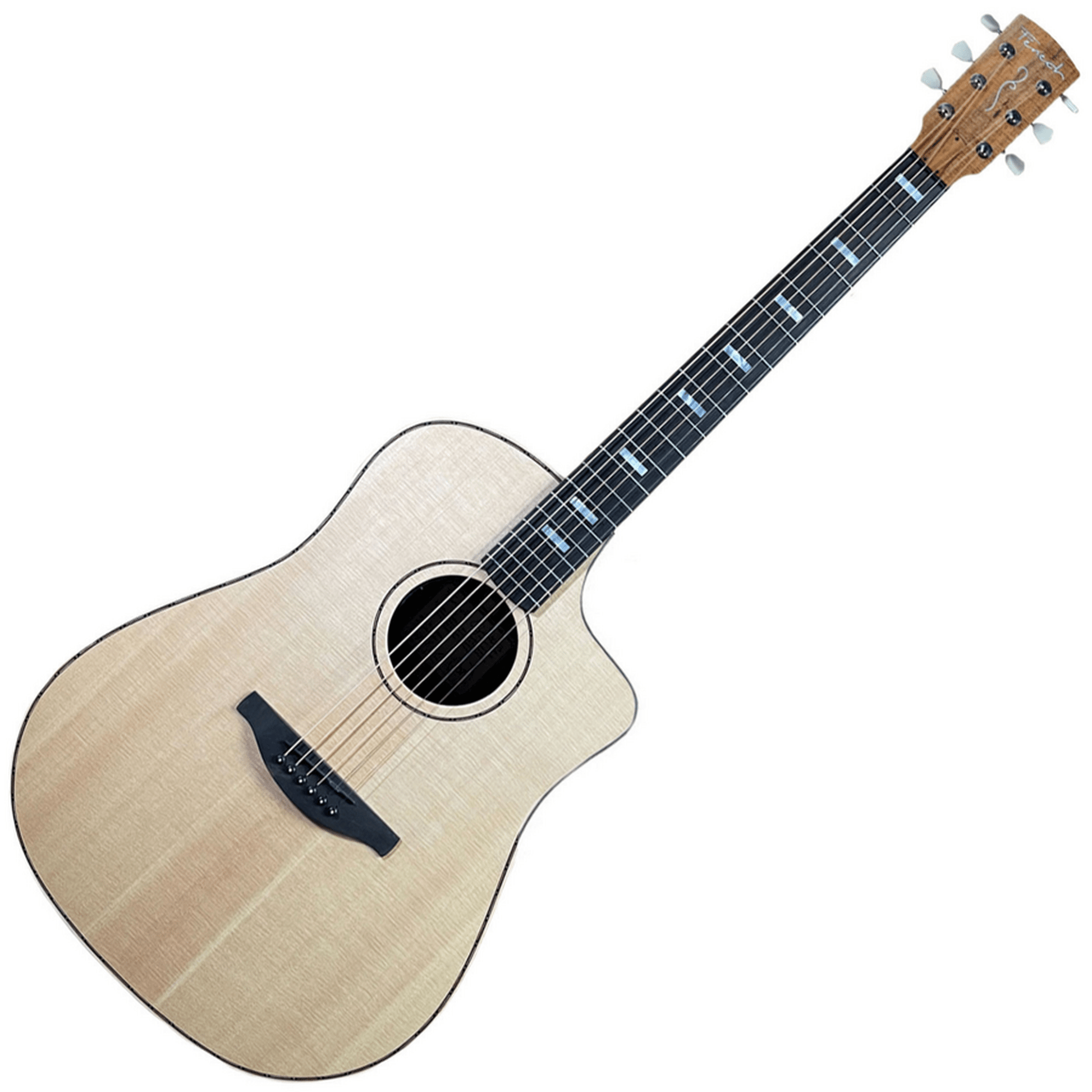 Fenech VT Professional D78 CW Solid Acoustic Guitar - Camphor
