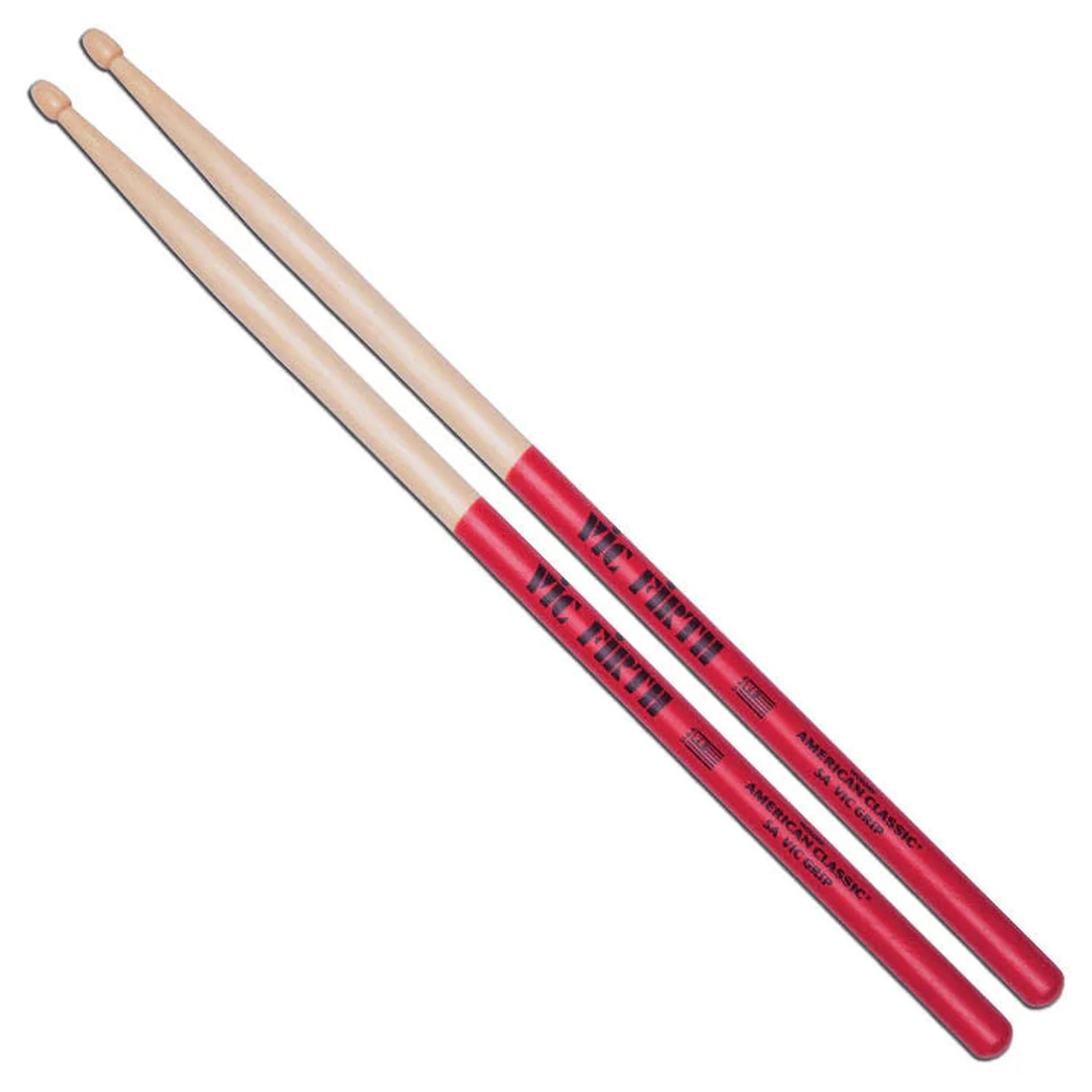 Vic Firth American Classic 5A Wood Vic Grip Drum Sticks - DRUM STICKS, BRUSHES & MALLETS - [shop-name]