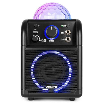 Vonyx SBS55B – Bluetooth Karaoke Speaker - Black - Joondalup Music Centre