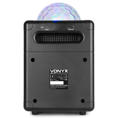 Vonyx SBS55B – Bluetooth Karaoke Speaker - Black - Joondalup Music Centre