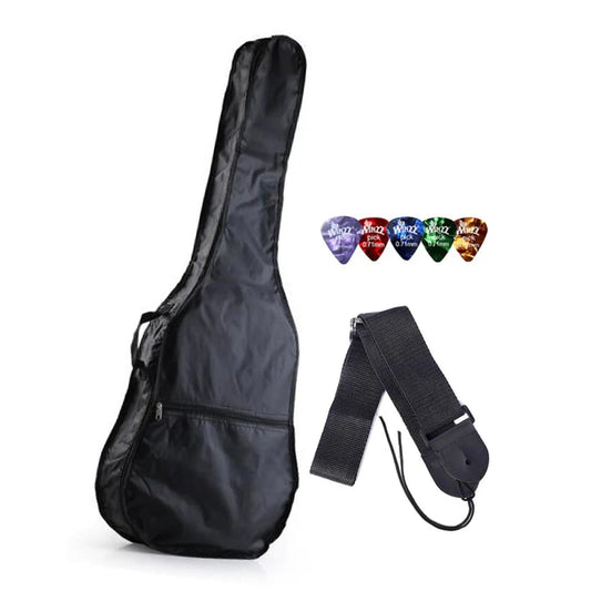 Winzz Smaller Body Acoustic w/Pickup Guitar Pack - Blue Fade