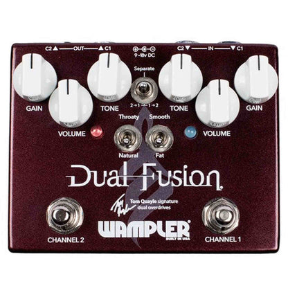 Wampler Dual Fusion Tom Quayle Signature Overdrive Dual Pedal