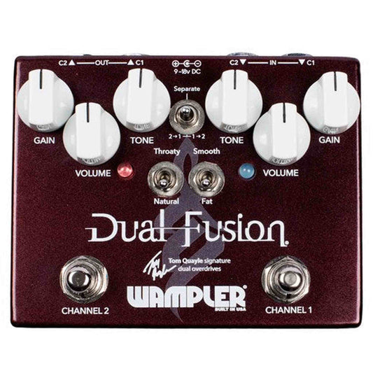 Wampler Dual Fusion Tom Quayle Signature Overdrive Dual Pedal