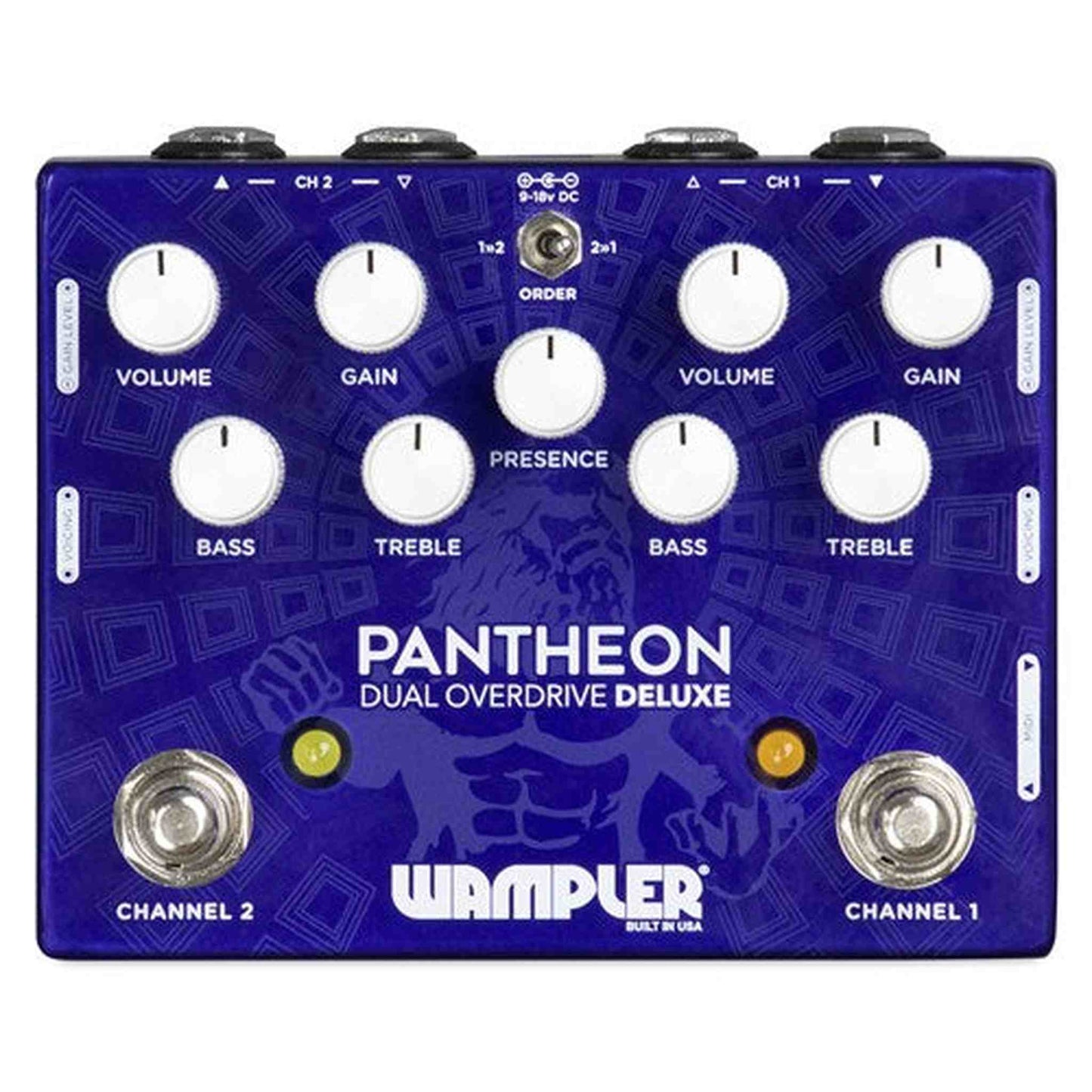 Wampler Pantheon Deluxe Dual Overdrive Pedal