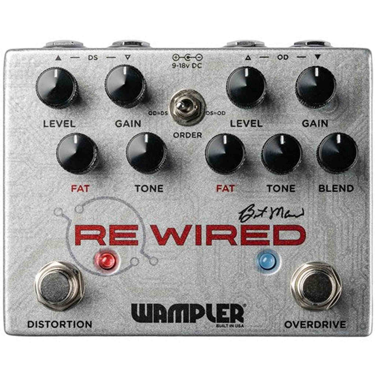 Wampler Brent Mason ReWired Overdrive & Distortion Pedal