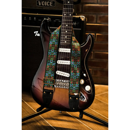 12 Bar Woodstock Green Strap