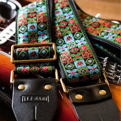 12 Bar Woodstock Green Strap