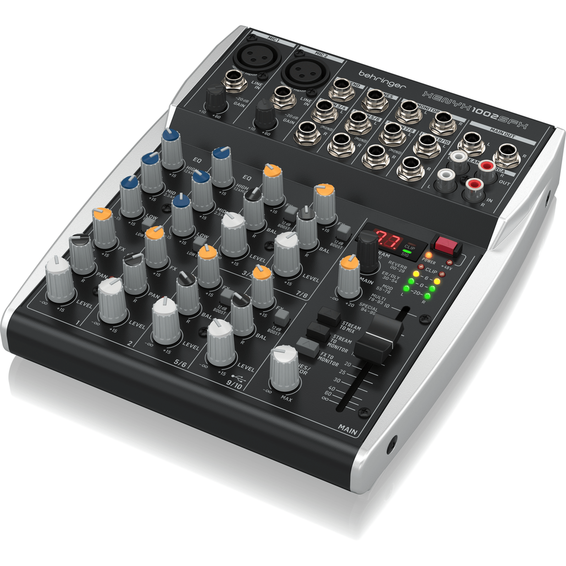 Behringer Xenyx 1002SFX 10Ch Mixer w/USB & FX - Joondalup Music Centre