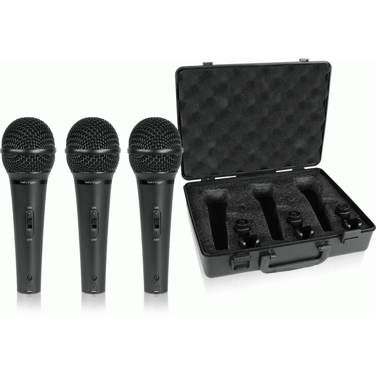 Behringer Ultravoice XM1800S Dynamic Cardioid Mics - 3-Pack