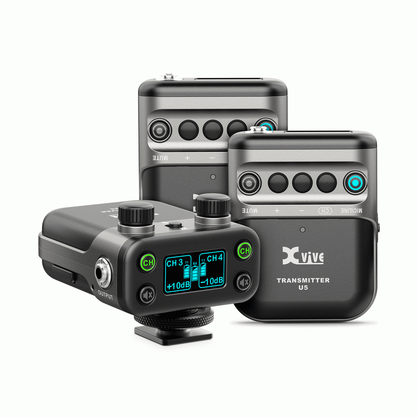 XVIVE U5T2 Camera Mount Duel Wireless Lavalier Mic System from Joondalup Music Centre