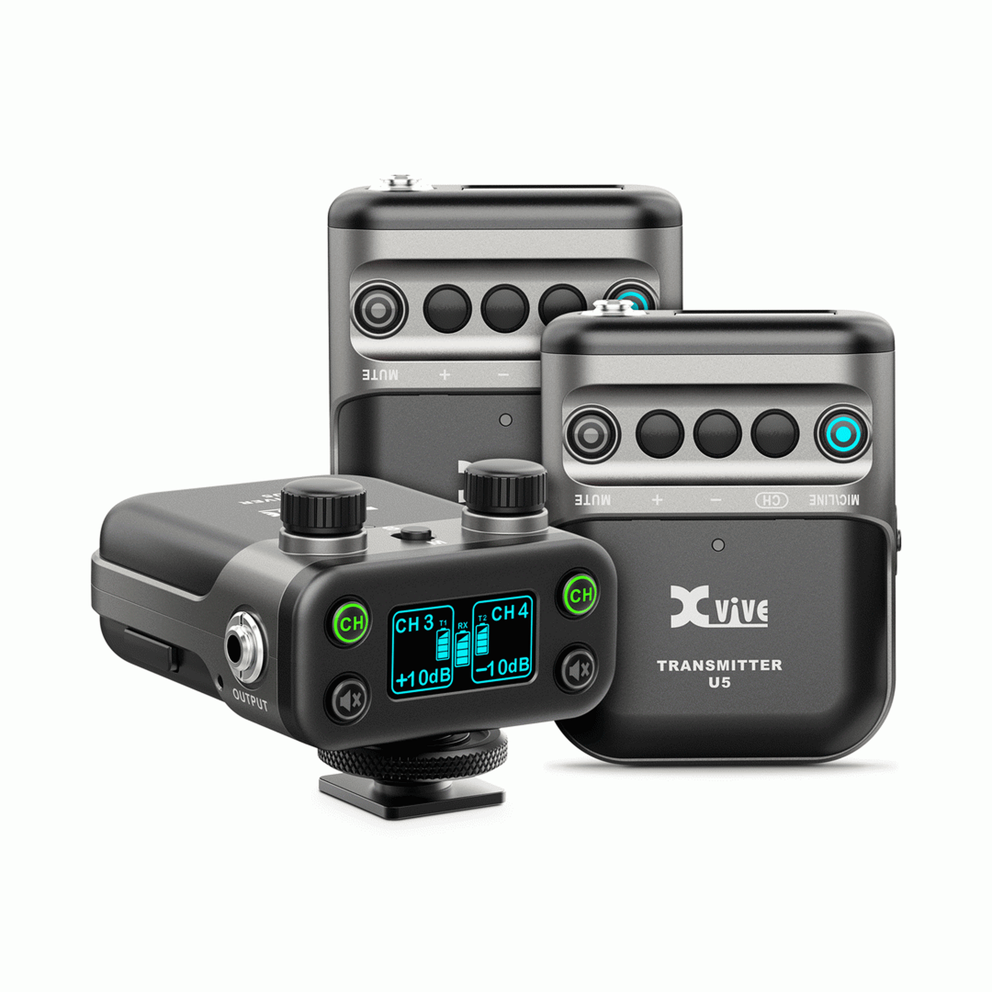 XVIVE U5T2 Camera Mount Duel Wireless Lavalier Mic System from Joondalup Music Centre