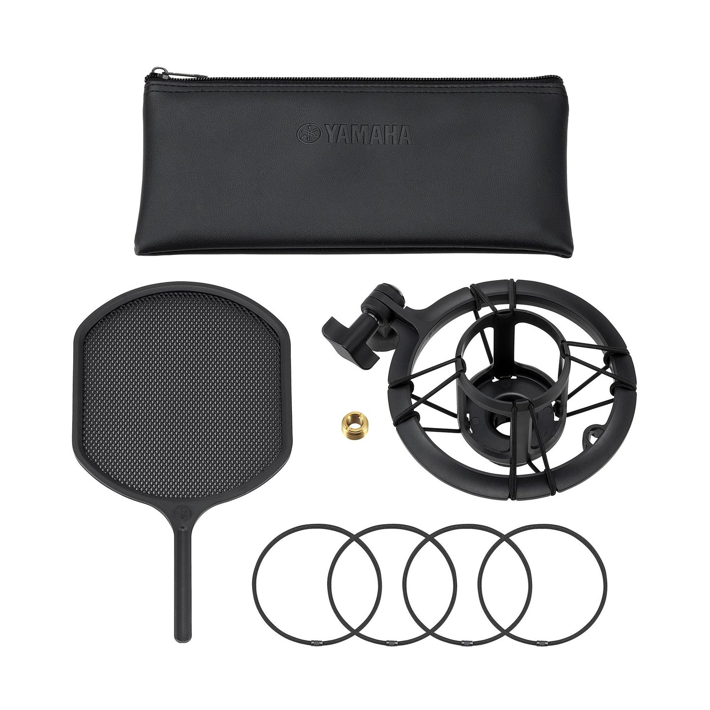 Yamaha YCM705 Condenser Microphone w/Shock Mount & Pop Filter - Black