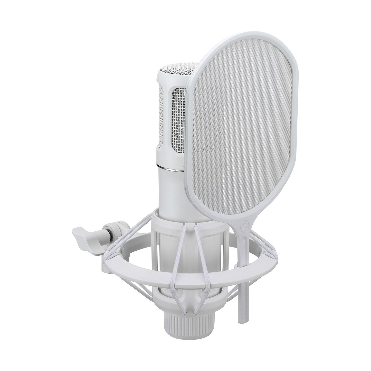 Yamaha YCM705 Condenser Microphone w/Shock Mount & Pop Filter - White