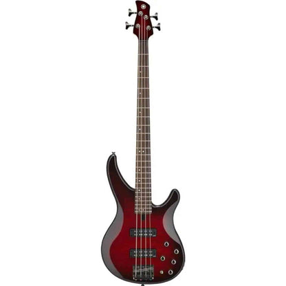 Yamaha TRBX604FM Bass Guitar - Dark Red Burst