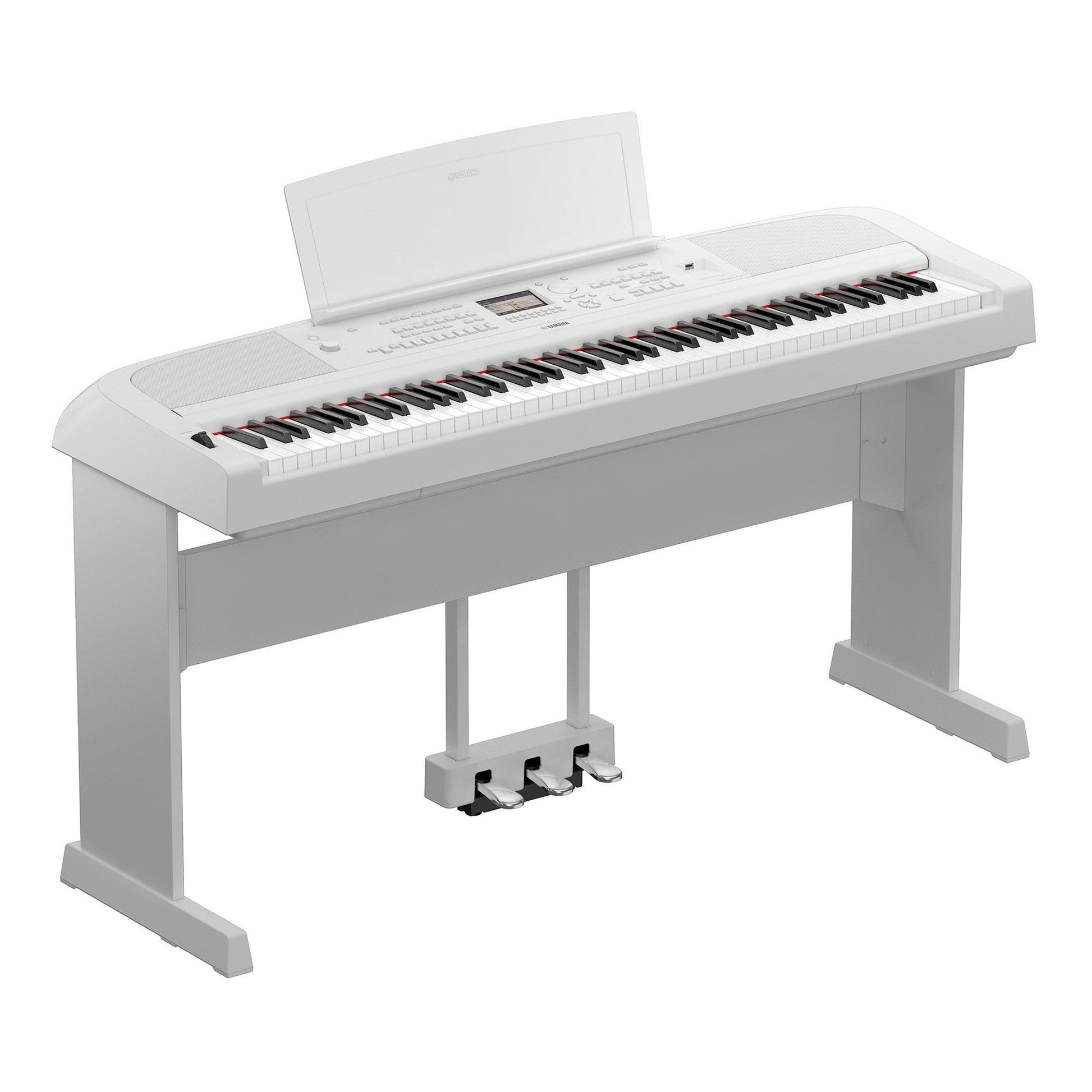 Yamaha DGX670 Digital Piano (Plus Legs and Pedal Assembly) - White from Joondalup Music Centre