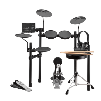 Yamaha DTX452K Electronic Drum Kit Pack - w/Sticks + Stool + Headphones from Joondalup Music Centre