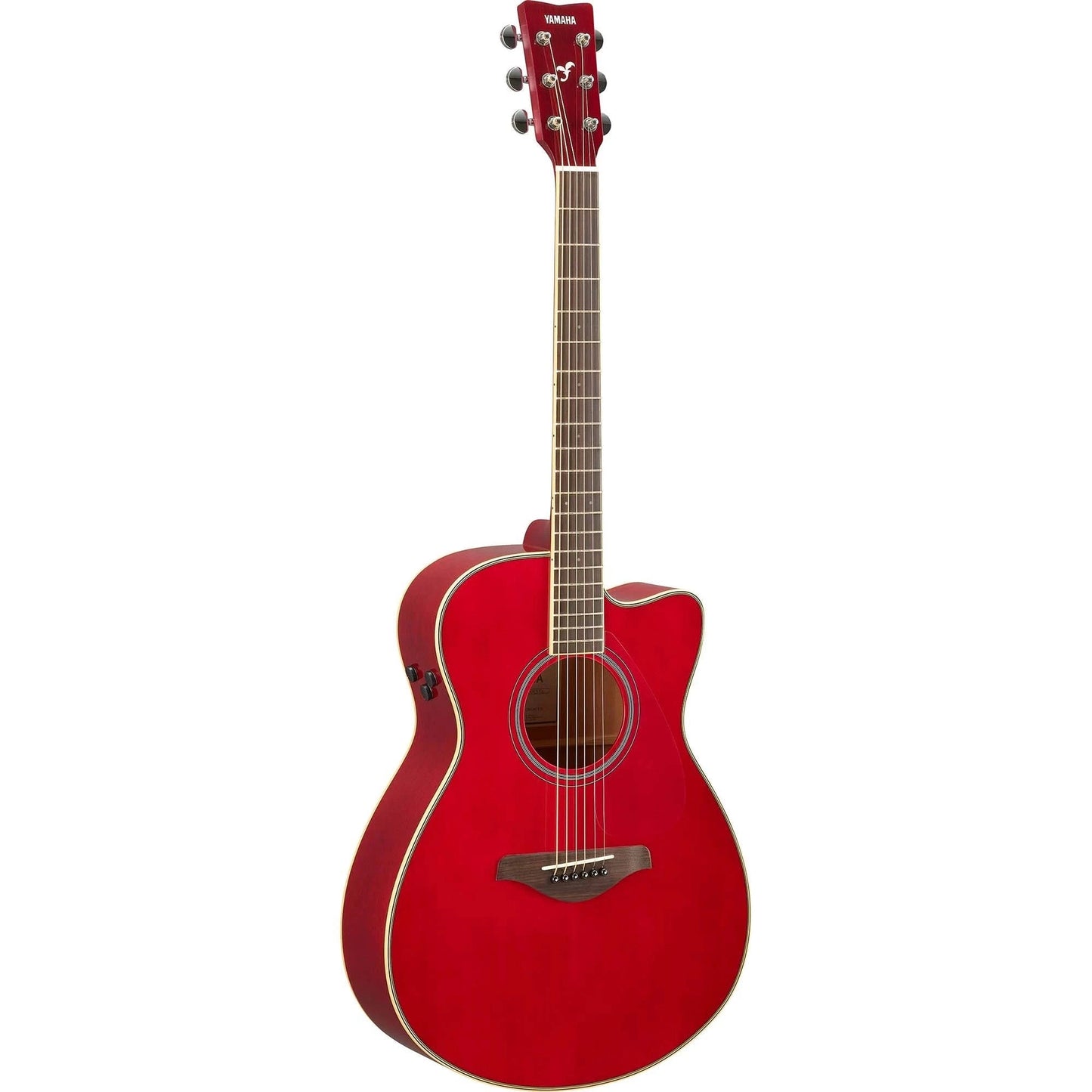Yamaha FSC-TA-RR Transacoustic Acoustic Guitar - Ruby Red from Joondalup Music Centre