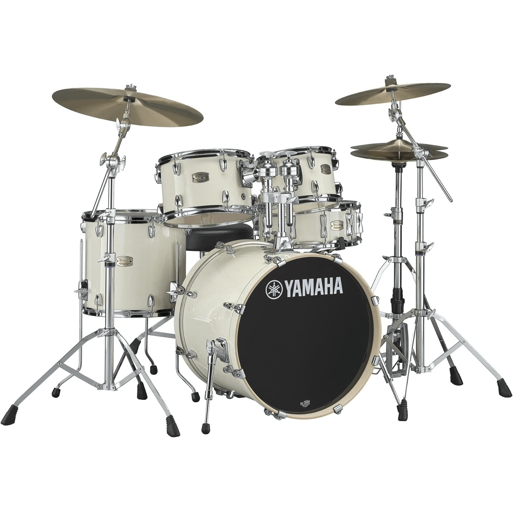 Yamaha Stage Custom Birch Drum Kit - Classic White w/ 700 Series Hardware from Joondalup Music Centre