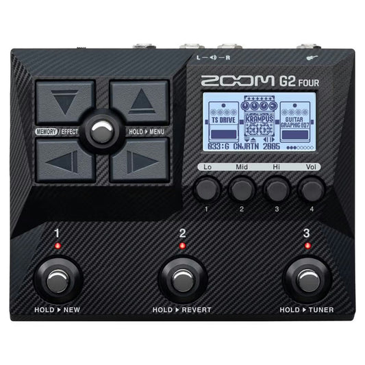 Zoom G2X Four Guitar Multi-Effects Processor & Amp Emulator