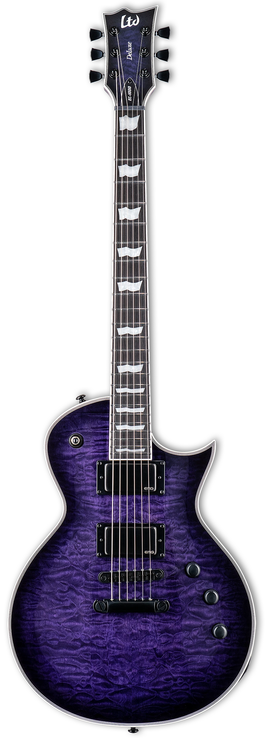 ESP LTD EC-1000 Quilted Maple Top - Purple Burst