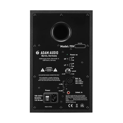 Adam Audio T5V Active Studio Monitor (Single)-STUDIO MONITOR-Joondalup Music Centre