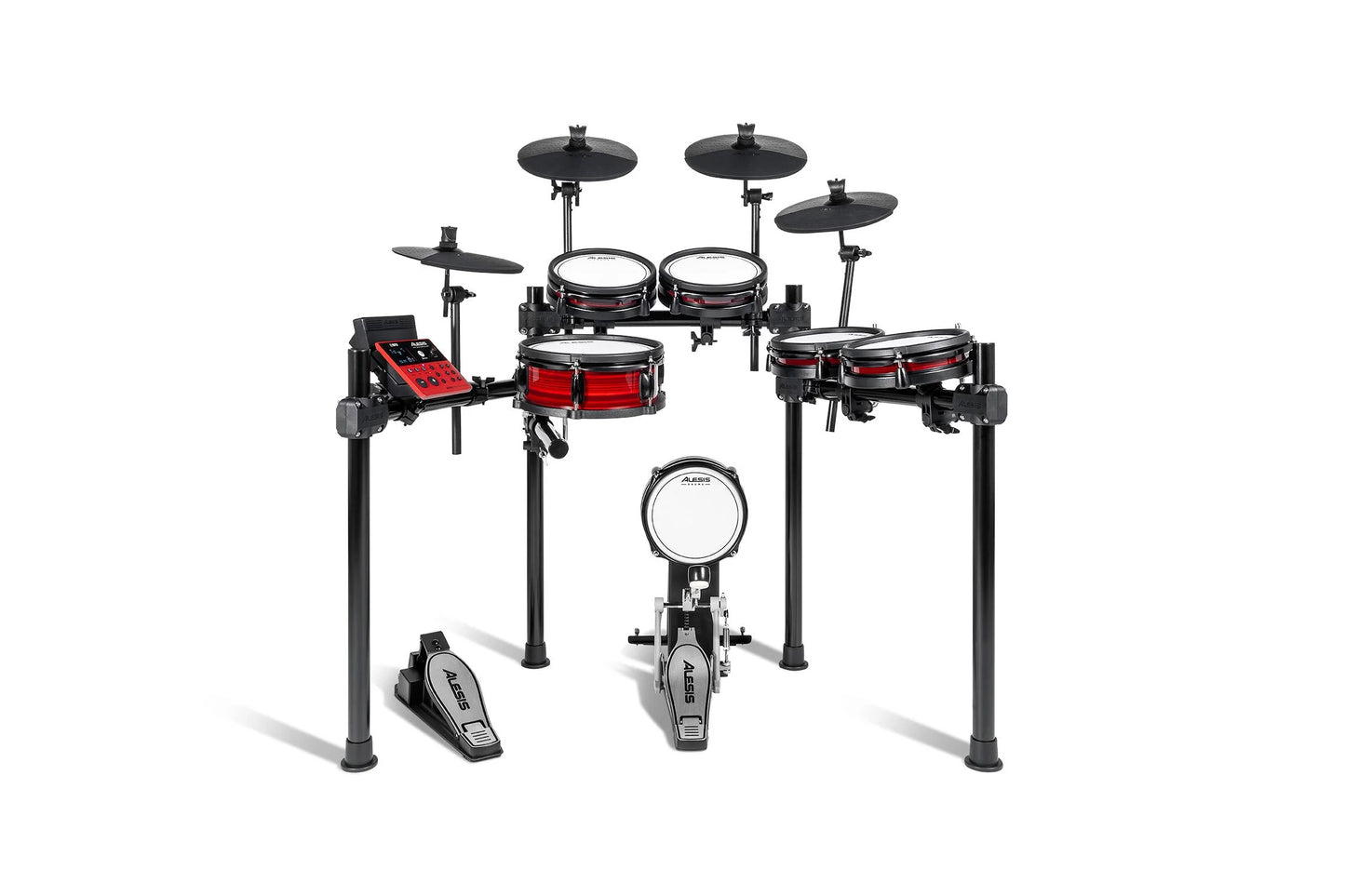 Alesis Nitro Pro XL 10 Piece Mesh Head Electronic Drum Kit w Bluetooth
