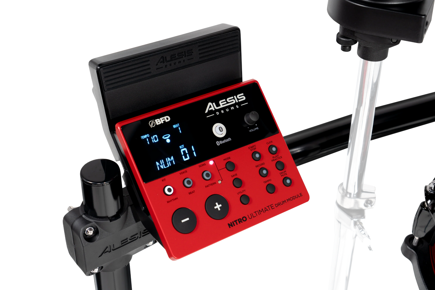 Alesis Nitro Ultimate 9-Piece E-Kit Movable Hi-Hat Electronic Drum Kit