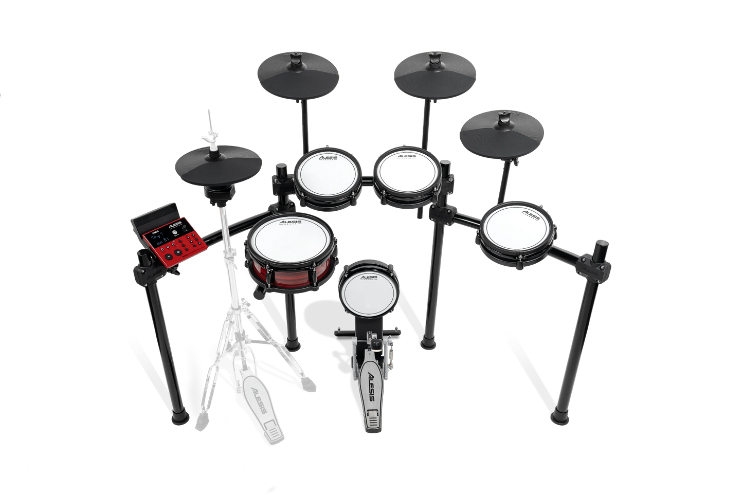Alesis Nitro Ultimate 9-Piece E-Kit Movable Hi-Hat Electronic Drum Kit