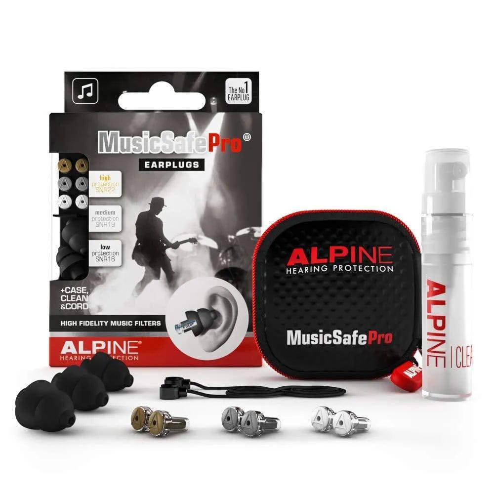 Alpine MusicSafe Pro Earplugs - Black - Joondalup Music Centre