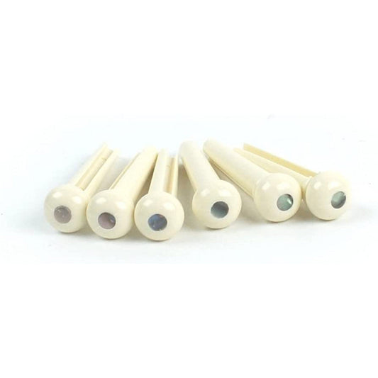 AMS Acoustic Guitar Bridge Pin - Ivory With Pearl Dot (Single) - Joondalup Music Centre