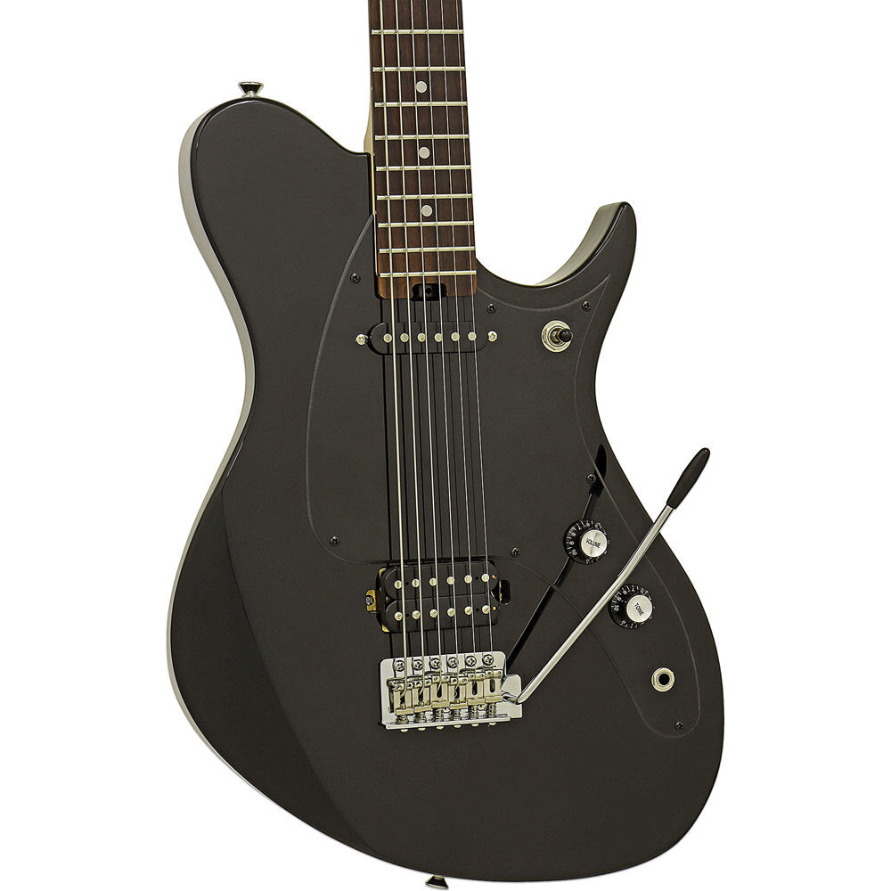 Aria Baritone Jet Electric Guitar - Black - Joondalup Music Centre