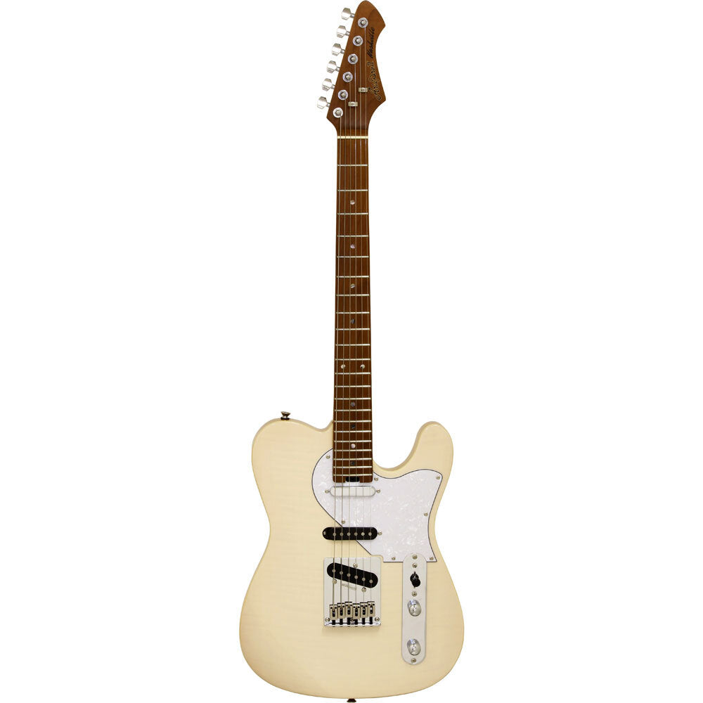 Aria 615-Mk2 Nashville Electric Guitar - Marble White - Joondalup Music Centre