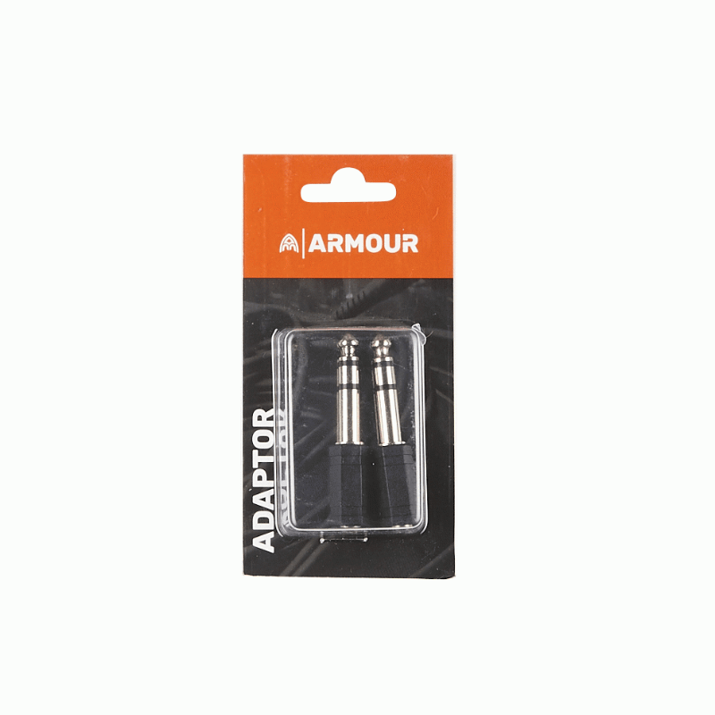 Armour Headphone Adapter - 3.5 to 6.35 - 2 Pack - Joondalup Music Centre
