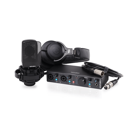 Arturia Minifuse Recording Pack - Black - Joondalup Music Centre