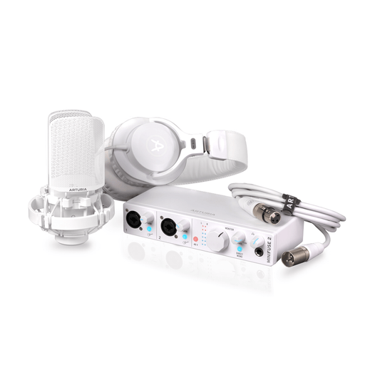 Arturia Minifuse Recording Pack - White - Joondalup Music Centre