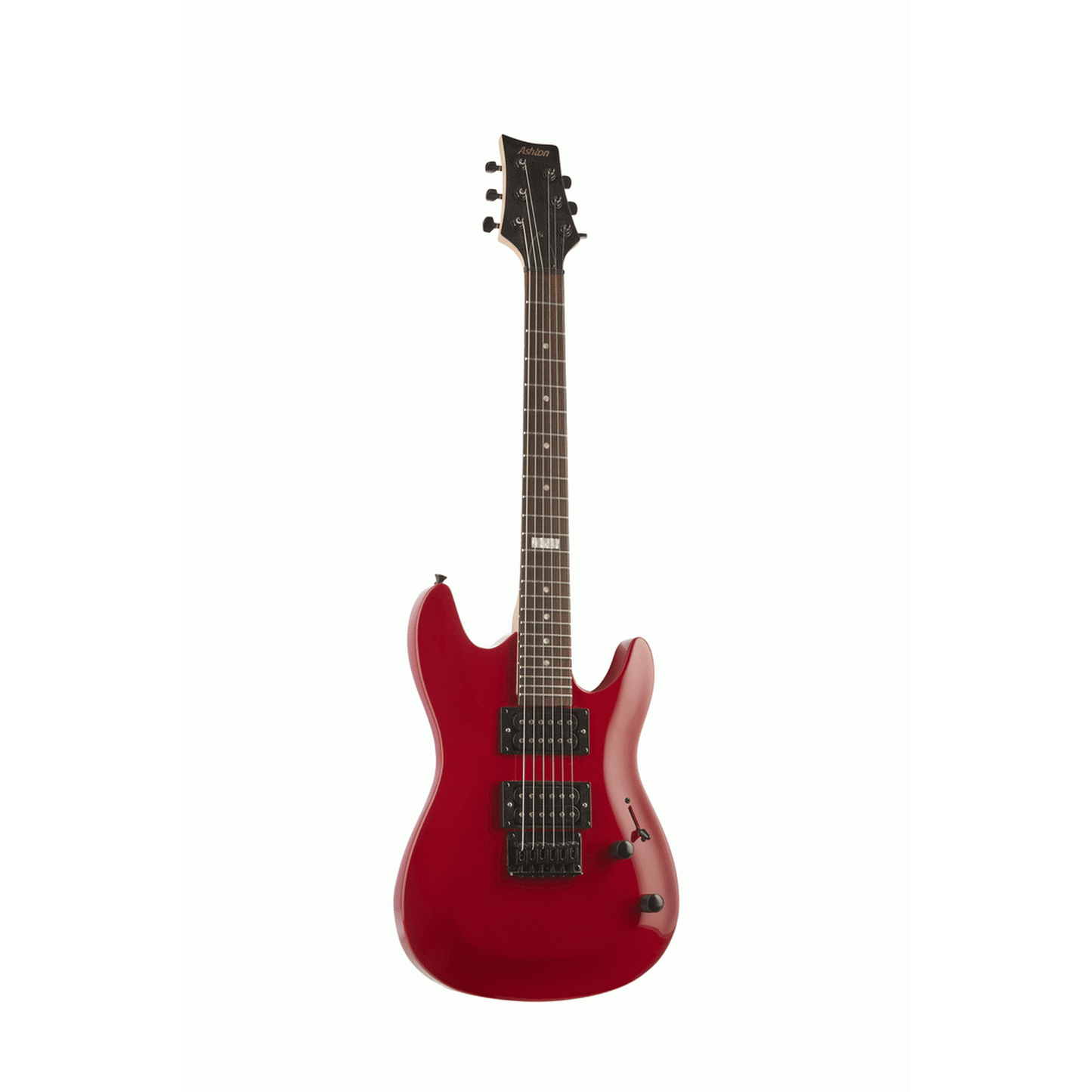 ASHTON JOEY BACKSTAGE MINI ELECTRIC GUITAR - RED - Joondalup Music Centre