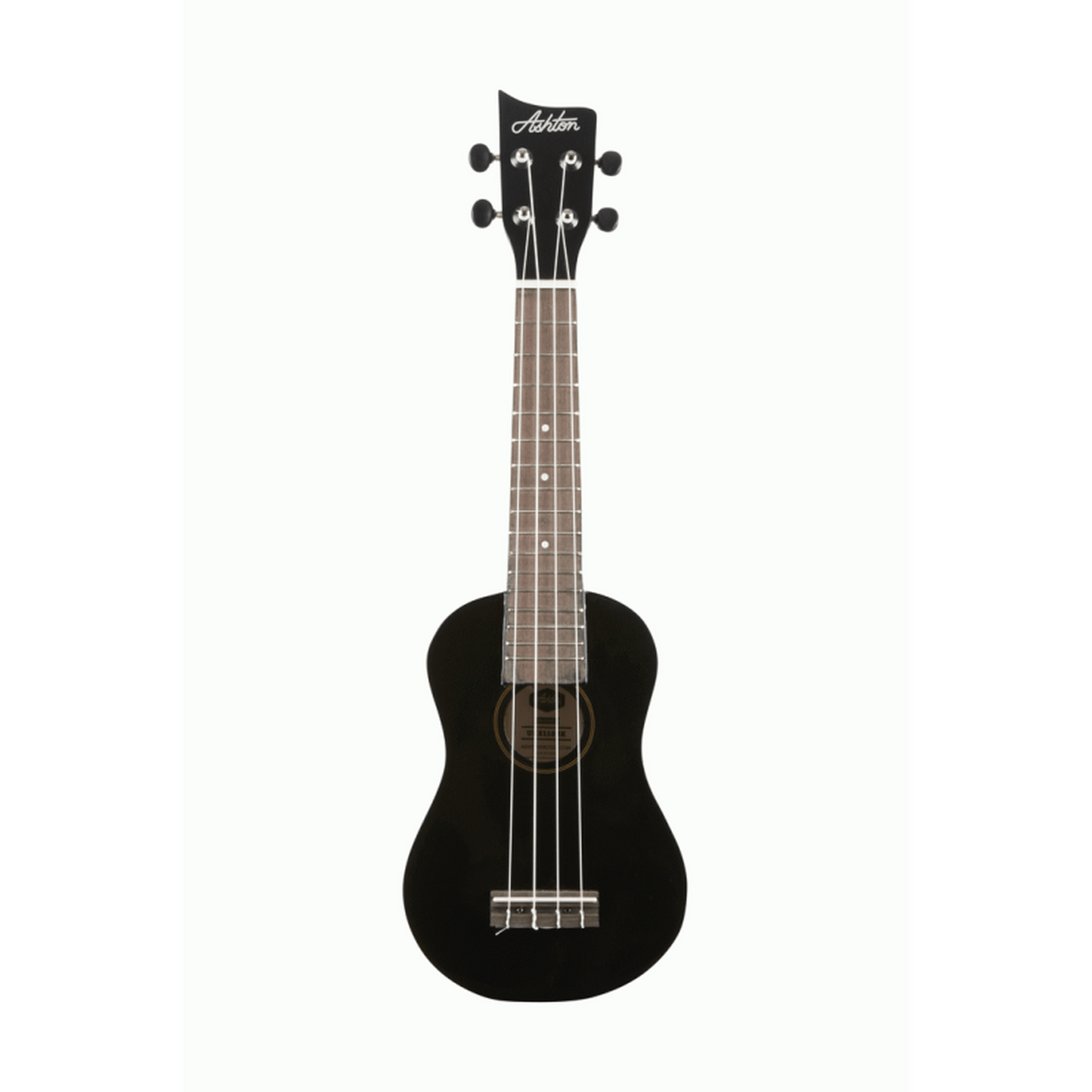 Ashton UKE110BK Soprano Ukulele w/ Bag - Black - Joondalup Music Centre