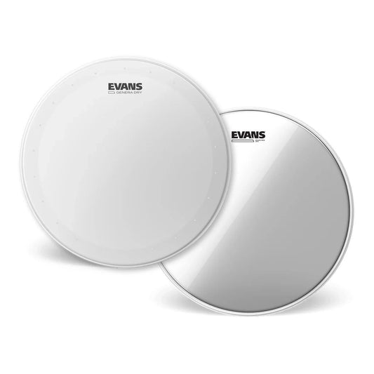 Evans 14" Genera Dry & H30 Combo Pack-DRUM HEADS-Joondalup Music Centre