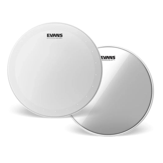 Evans 14" Gen HD Dry Coated & H30 Combo Pack-DRUM HEADS-Joondalup Music Centre